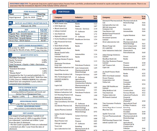 FundFacts Dashboard
